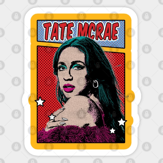 Tate McRae Pop Art Comic Style Sticker by Flasher